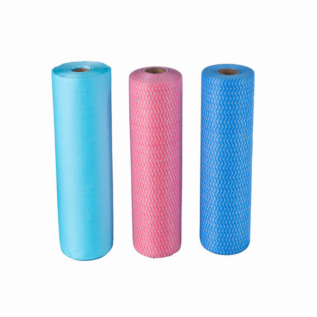 wp/wpp kitchen wash cloth material spunlace non woven fabric rolls