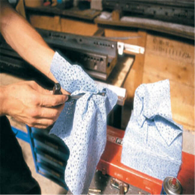 55%woodpulp 45%pet/pp 40-110gsm industrial spunlace wipe nonwoven fabric jumbo rolls